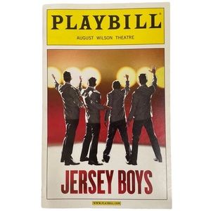 Jersey Boys Playbill Size OS